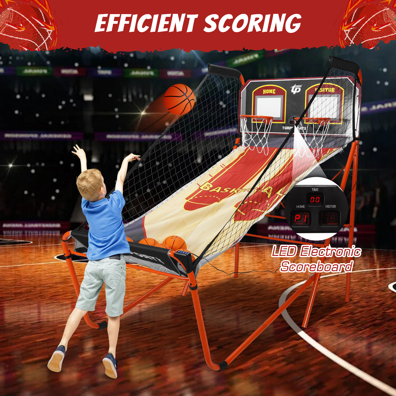 Arcade Cage Basketball Game LE - Arcade Games & Vending Llc avaliação e preço