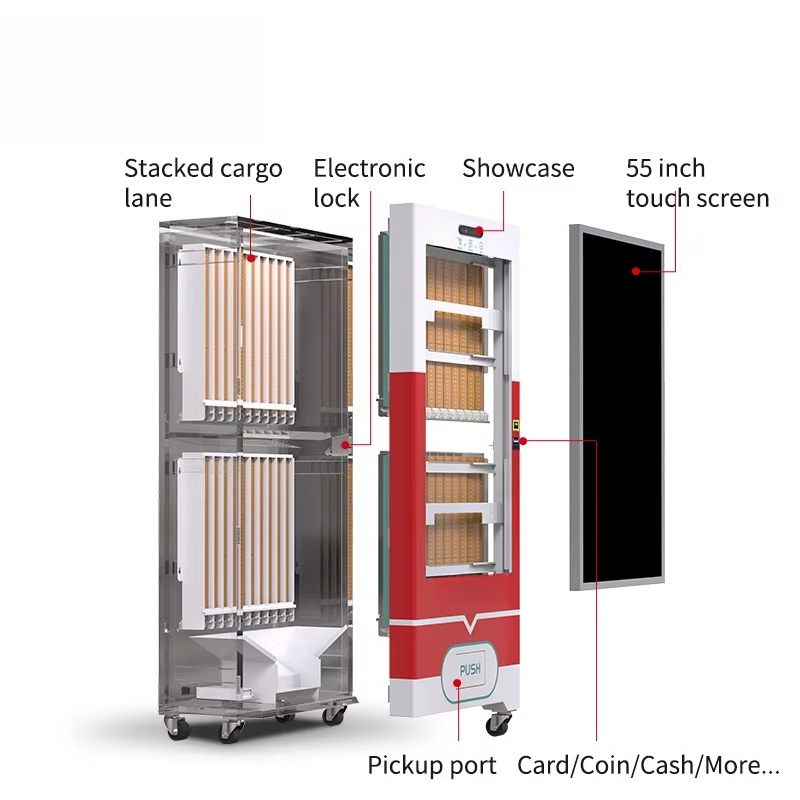 Customizable Vending Bar Outdo - Vending Machine Qr Code avaliação e preço