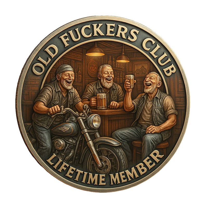 1pc Vintage Old Club Lifetime  - Token Coin Mechanism avaliação e preço