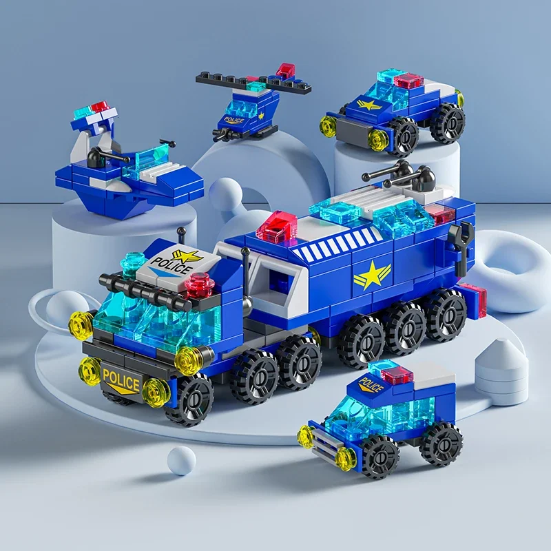 City Fire Car Building Blocks  - Claw Crane Machine avaliação e preço
